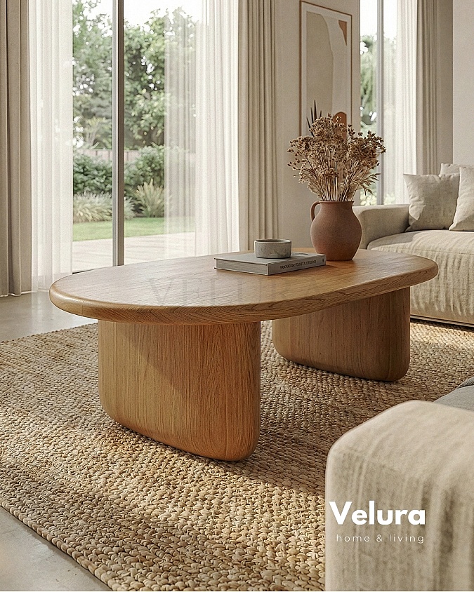 viny meşe orta sehpa 120x60x35