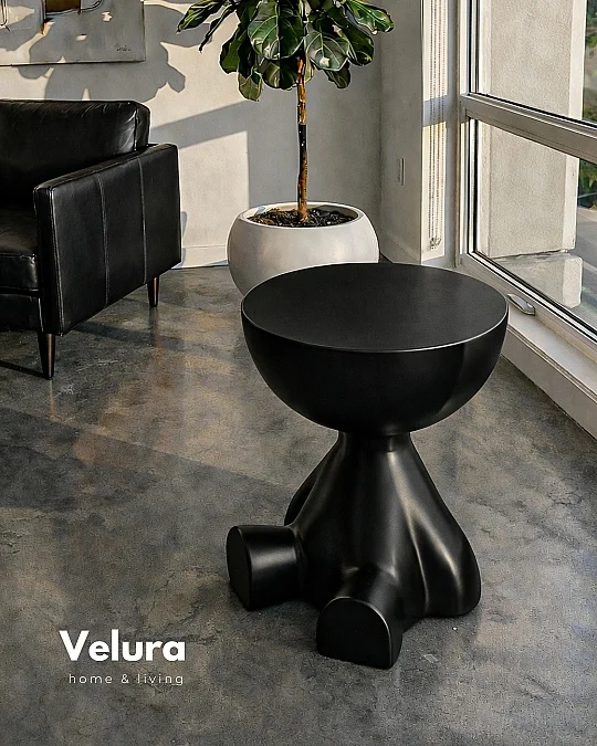 Ayıcık & Teddy Siyah Yan Sehpa