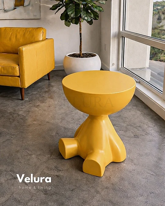 Ayıcık & Teddy Sarı Yan Sehpa