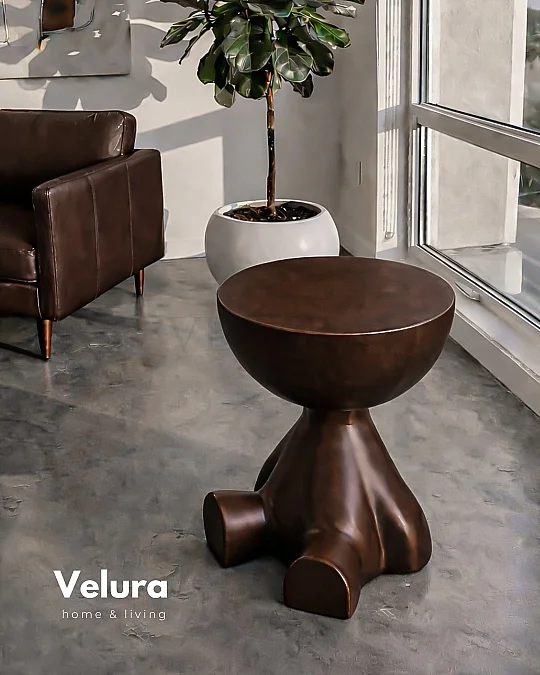 Ayıcık & Teddy Koyu Ceviz Yan Sehpa