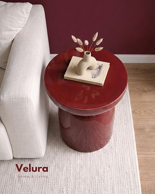 Fargo Mantar Yan Sehpa - Bordo