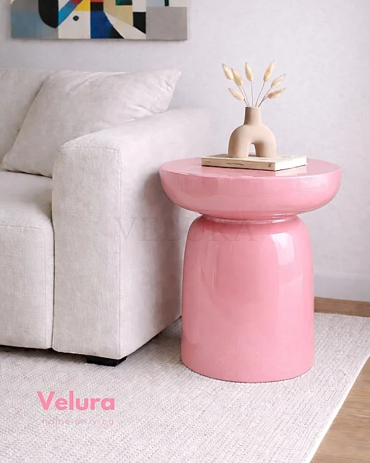 Fargo Mantar Yan Sehpa - Pembe