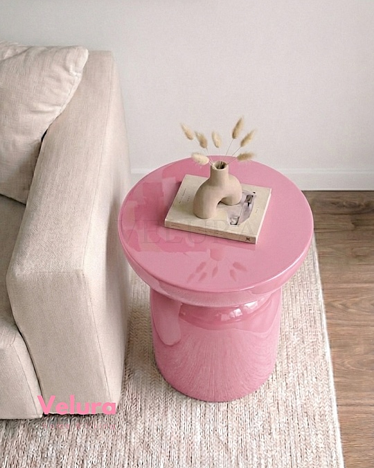 Fargo Mantar Yan Sehpa - Pembe