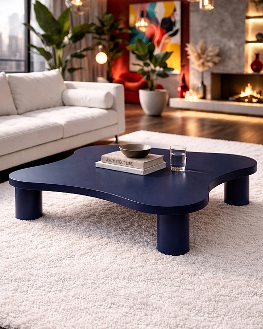 Kelebek Orta Sehpa - Lacivert