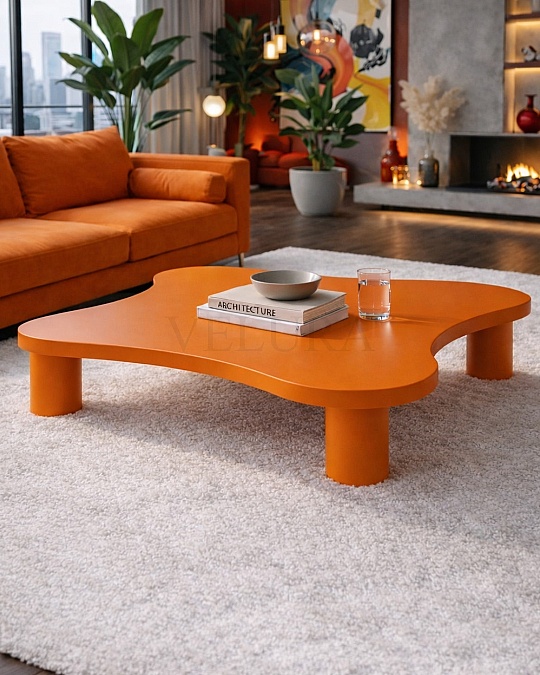 Kelebek Orta Sehpa - Turuncu