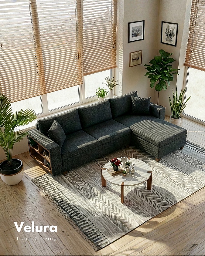 Rengar İkili Koltuk - Antrasit Rengar İkili Koltuk - Antrasit