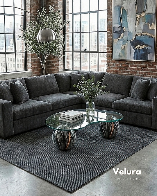 Küre Orta Sehpa - Dune - Şeffaf Cam