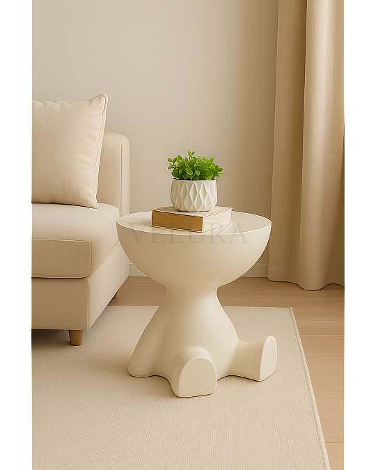 Ayıcık & Teddy Ekru Yan Sehpa