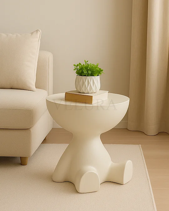 Ayıcık & Teddy Ekru Yan Sehpa