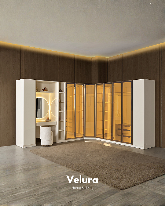 Marcel Yatak Odası Takımı -  Köşe Dolaplı