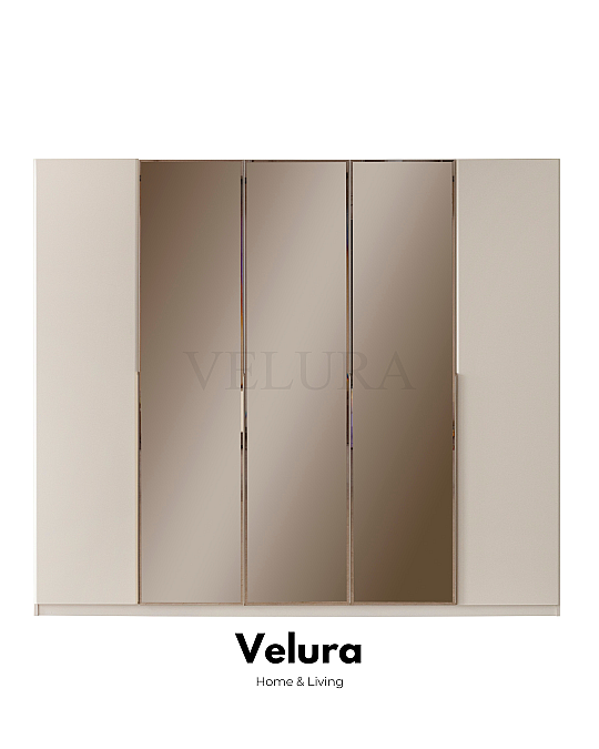 Marcel 5 Kapılı Dolap - Aynalı