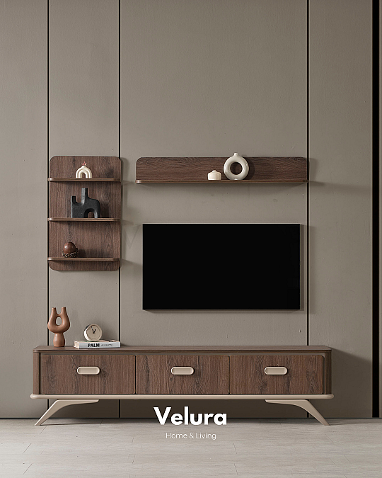 Nova Tv Ünitesi - Koyu Ceviz