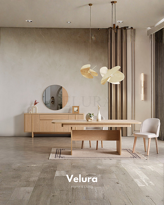 Eylül Yemek Takımı - Naturel Meşe