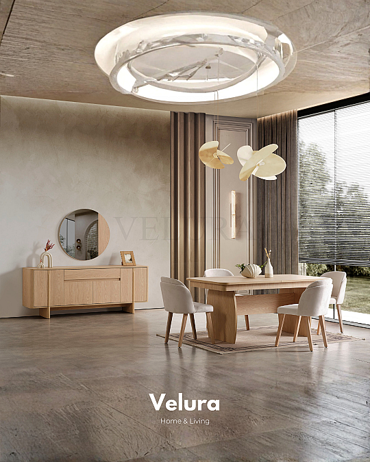 Eylül Yemek Takımı - Naturel Meşe