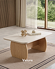 Eylül Orta Sehpa - Naturel Meşe ve Krem