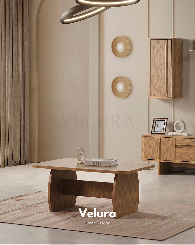 Eylül Orta Sehpa Naturel modern salon sehpası