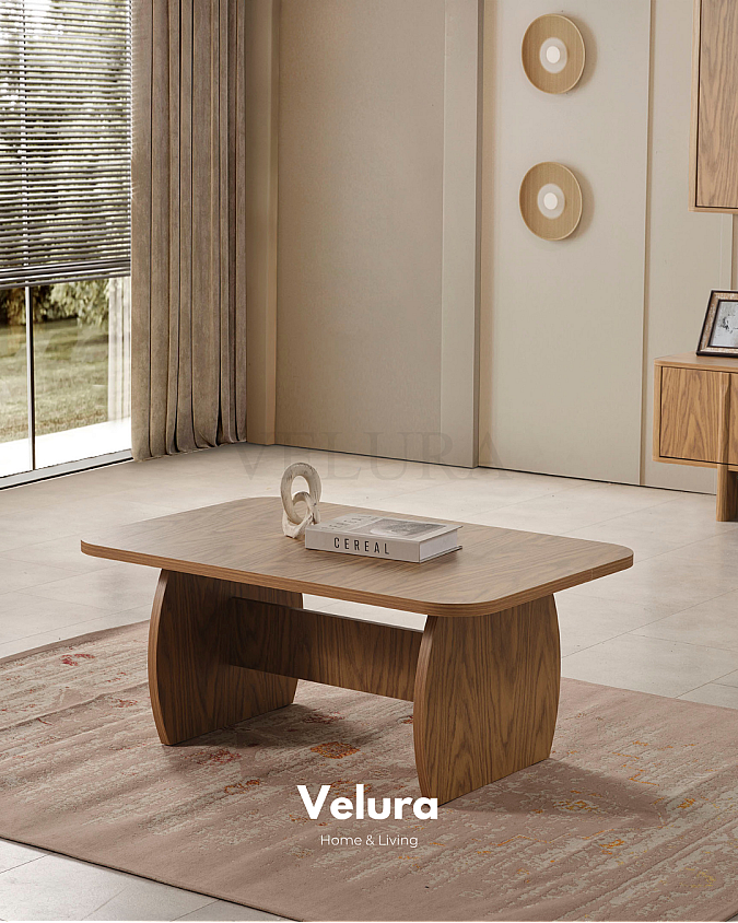 Eylül Orta Sehpa Naturel modern salon sehpası