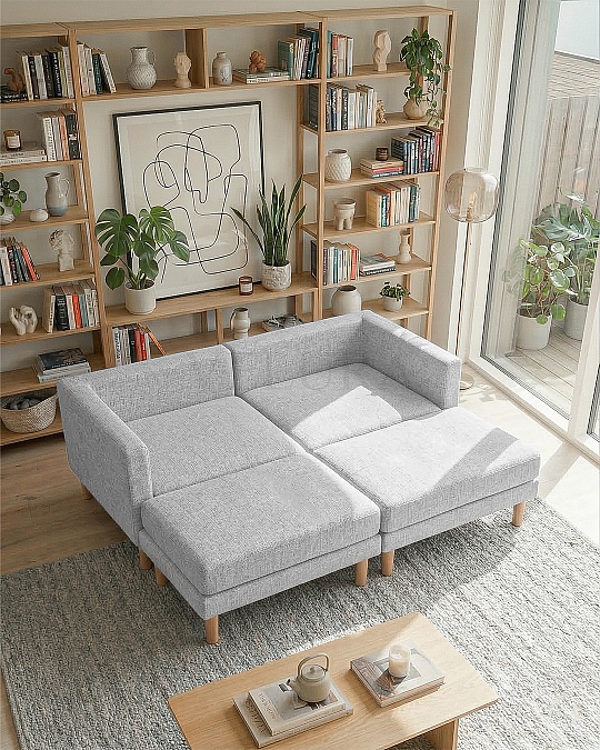 Armin Köşe Takımı - Açık Gri Armin Köşe Takımı - Açık Gri