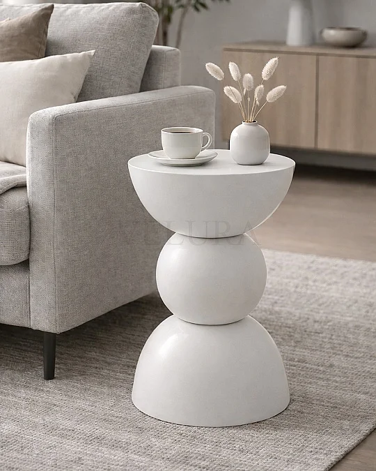 Maco Yan Sehpa - Beyaz