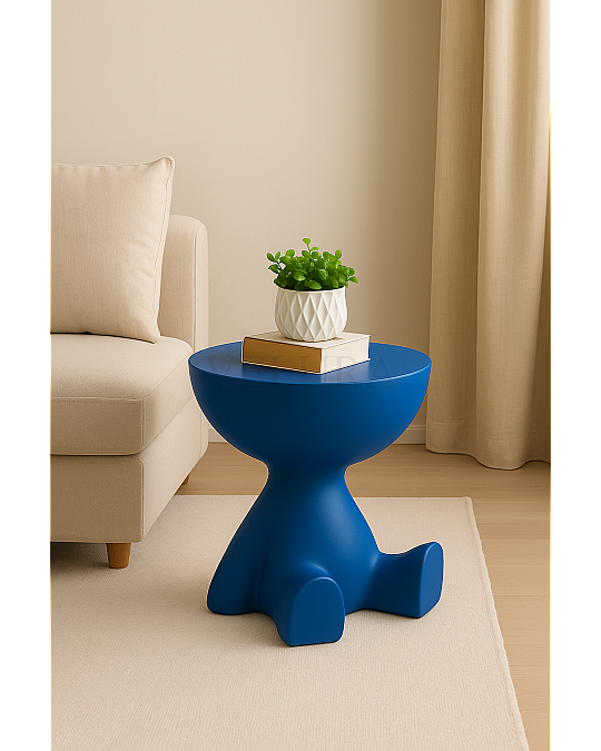 Ayıcık & Teddy Mavi Yan Sehpa