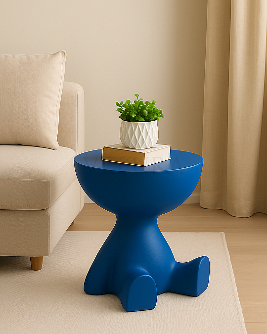 Ayıcık & Teddy Mavi Yan Sehpa