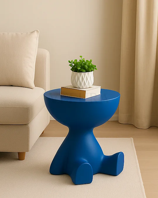 Ayıcık & Teddy Mavi Yan Sehpa