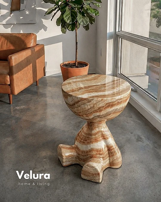 Ayıcık & Teddy Mermer Yan Sehpa