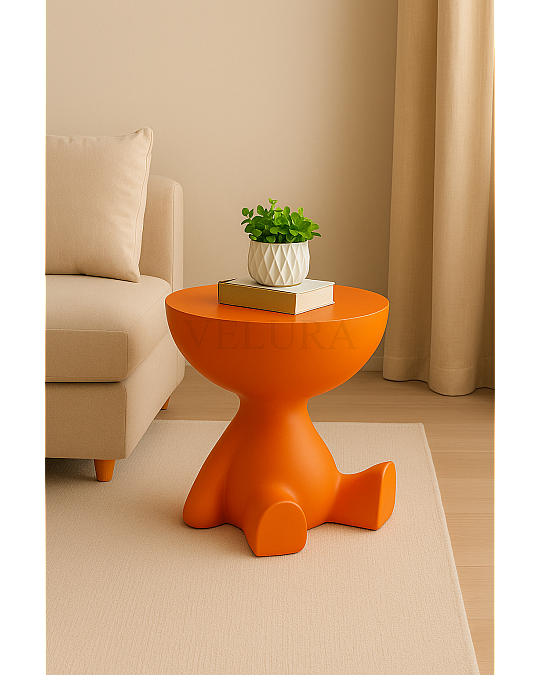 Ayıcık & Teddy Turuncu Yan Sehpa