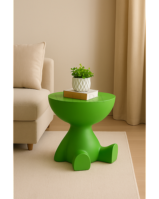 Ayıcık & Teddy Yeşil Yan Sehpa