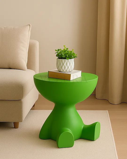 Ayıcık & Teddy Yeşil Yan Sehpa