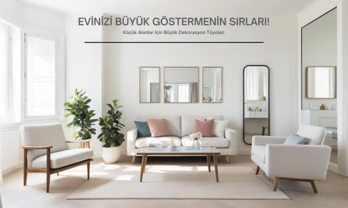 Evinizi Büyük Göstermenin 5 Sırrı! Küçük Alanlar İçin Büyük Dekorasyon Tüyoları