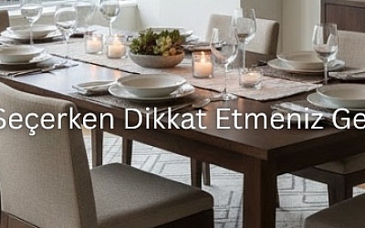 Yemek Takımınızı Seçerken Dikkat Etmeniz Gereken 5 Altın Kural