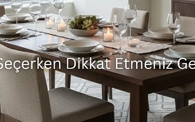 Yemek Takımınızı Seçerken Dikkat Etmeniz Gereken 5 Altın Kural