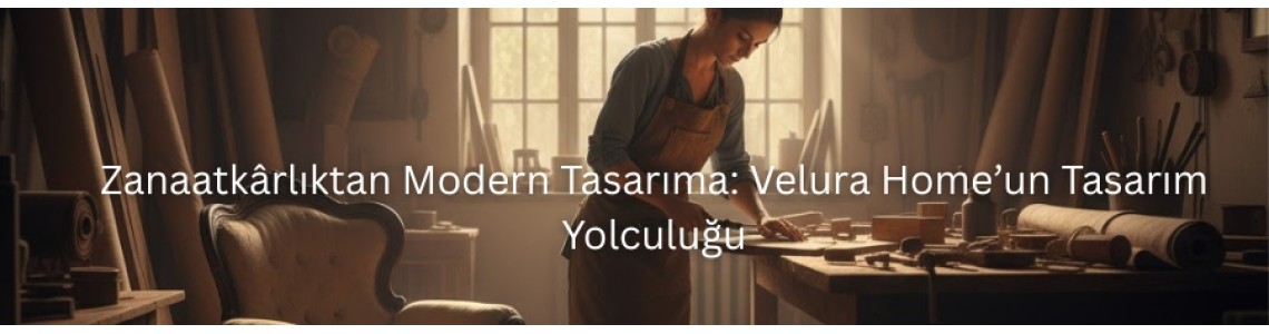 Zanaatkârlıktan Modern Tasarıma: Velura Home’un Tasarım Yolculuğu Zanaatkârlıktan Modern Tasarıma: Velura Home’un Tasarım Yolculuğu