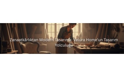 Zanaatkârlıktan Modern Tasarıma: Velura Home’un Tasarım Yolculuğu Zanaatkârlıktan Modern Tasarıma: Velura Home’un Tasarım Yolculuğu