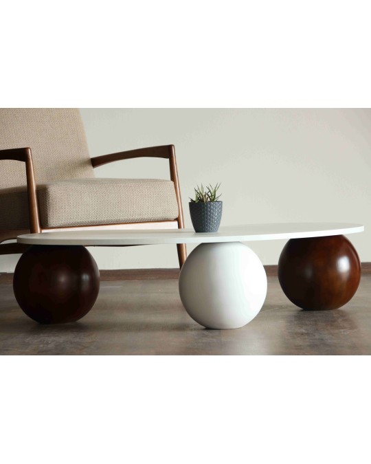 Küre Ahşap Orta Sehpa - 2C-1B