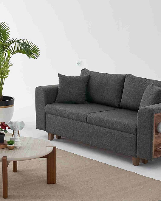 Rengar İkili Koltuk - Antrasit