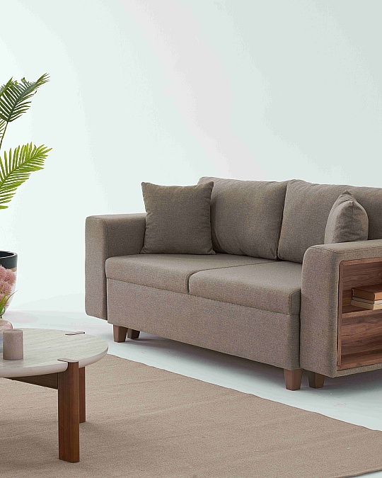 Rengar İkili Koltuk - Krem