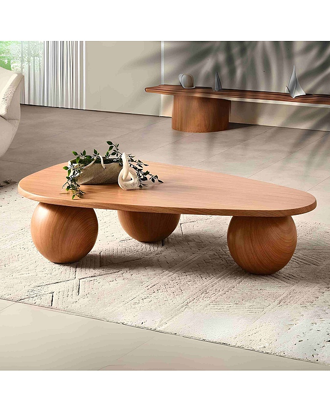 Zer Ahşap Orta Sehpa - Meşe