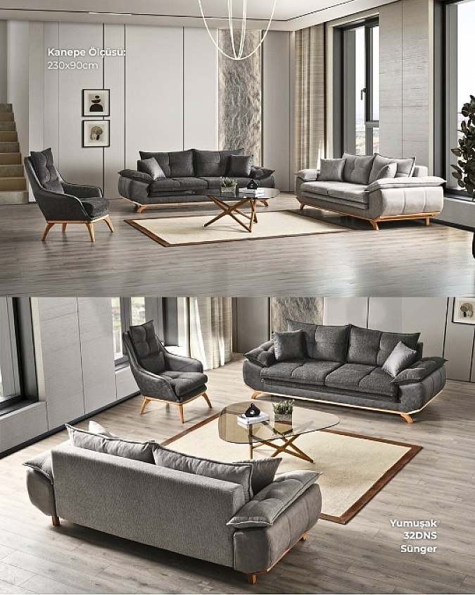 Azir Koltuk Takımı - Antrasit