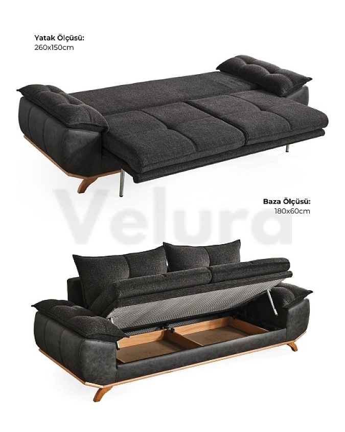 Azir Koltuk Takımı - Antrasit