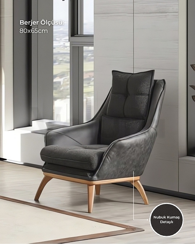 Azir Koltuk Takımı - Antrasit