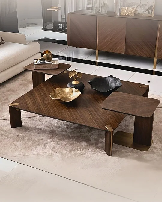 Porto Ahşap Orta Sehpa