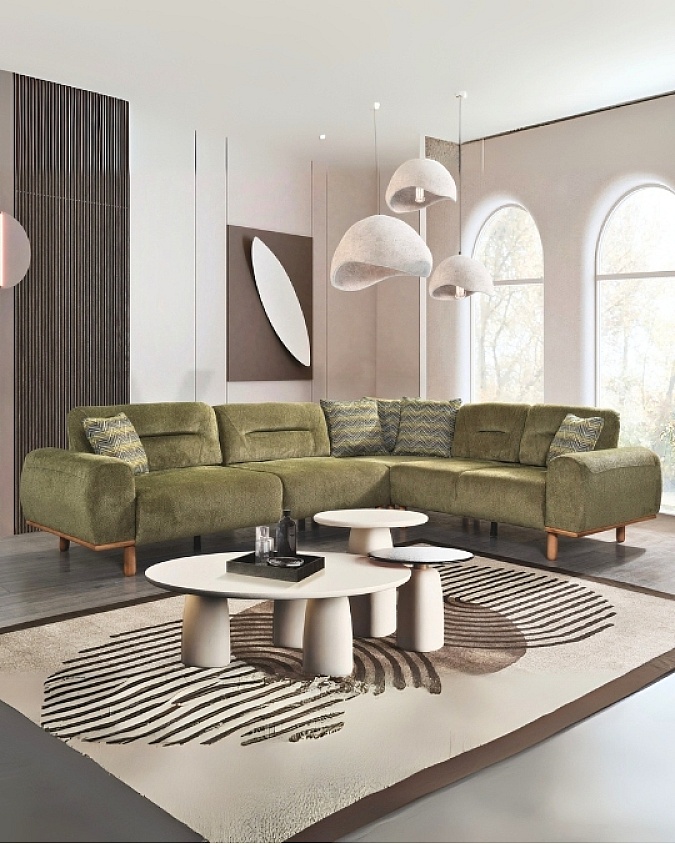Yataklı ve Estetik Modern Asel Köşe Takımı