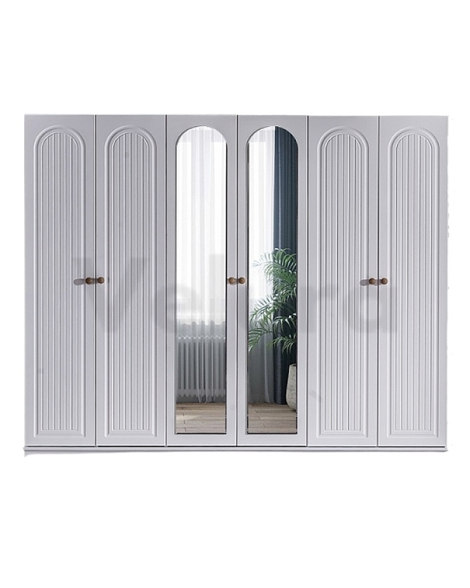 Bohem 6 Kapaklı Dolap Bohem 6 Kapaklı Aynalı Dolap