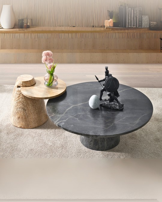 Diva Traverten Desen Orta Sehpa