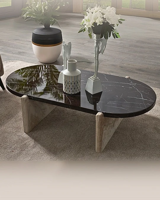 Kanada Traverten Desen Orta Sehpa