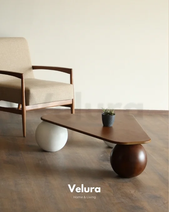 Küre Ahşap Orta Sehpa - C.Üçgen & 2C-1B