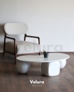 Küre Ahşap Orta Sehpa - Zar & Beyaz Küre Ahşap Orta Sehpa - Zar & Beyaz