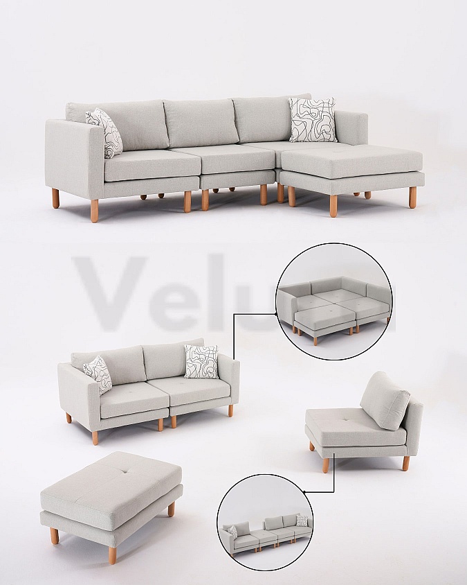 Armin Köşe Takımı - Açık Gri